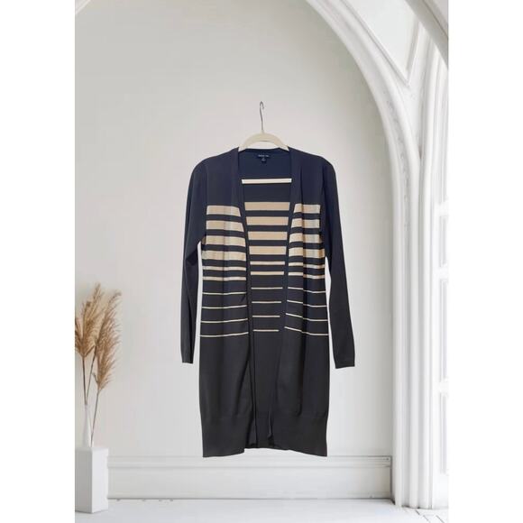 Karissa & Me Open Front Long Cardigan Size Medium - Picture 3 of 8